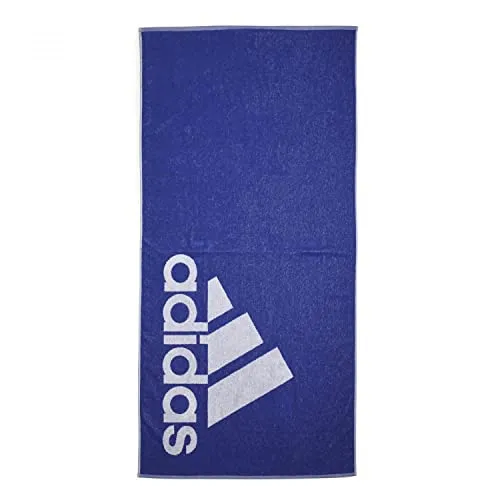 adidas Unisex Brand Towel, Semi Lucid Blue / White, L