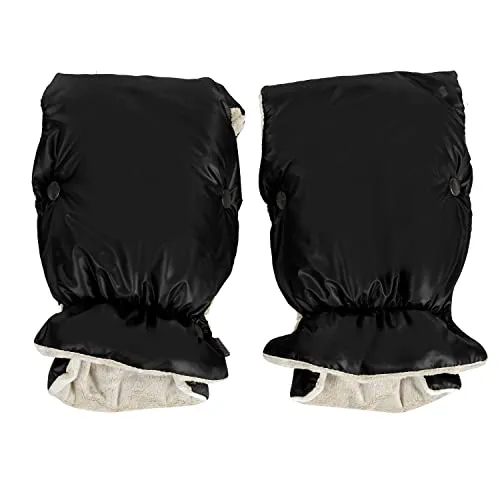my junior Kinderwagen-Handwärmer Lunar Handmuff Dark Night - Kinderwagen-Handwärmer mit kuscheligem Innenstoff, bietet Wärme und Flexibilität für kalte Wintertage – passend für alle handelsüblichen Kinderwagen und Buggys.