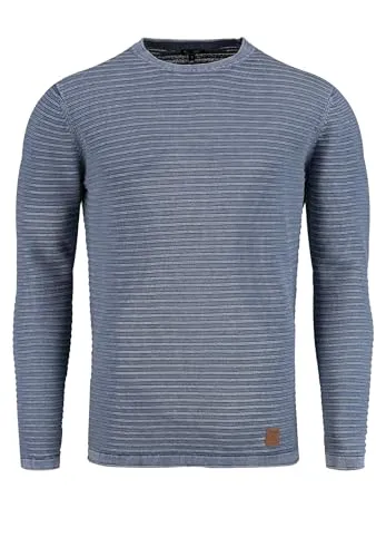 KEY LARGO Men Pullover MST KLMANUEL Round – Moderner Stil - Hochwertiger Pullover aus strapazierfähiger Stoffmischung mit modernem Streifen-Design. Ideal für Büro und Freizeit, bietet eine bequeme Passform und zahlreiche Farbauswahl.
