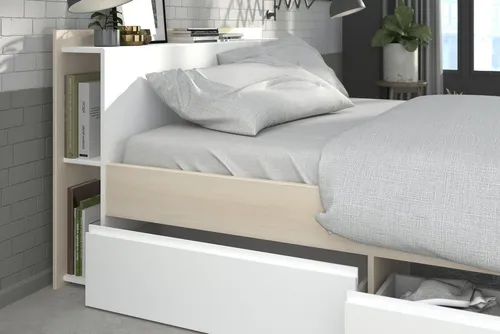 Parisot Stauraumbett Most beige 164,8 cm x 220 cm