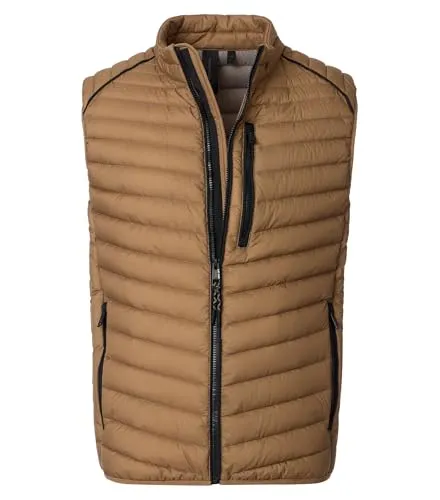 CASAMODA Herrenweste uni in Braun, Gr. 5XL in braun von CASAMODA
