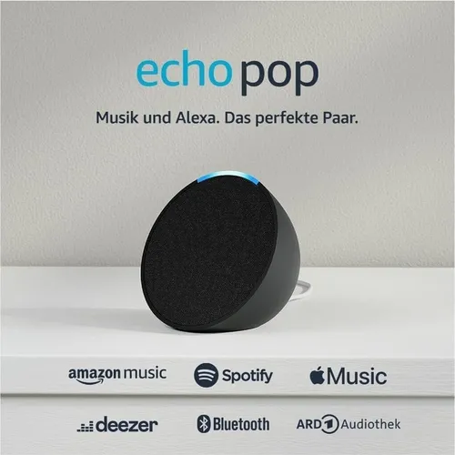 Produktbild Amazon Echo Pop, anthrazit