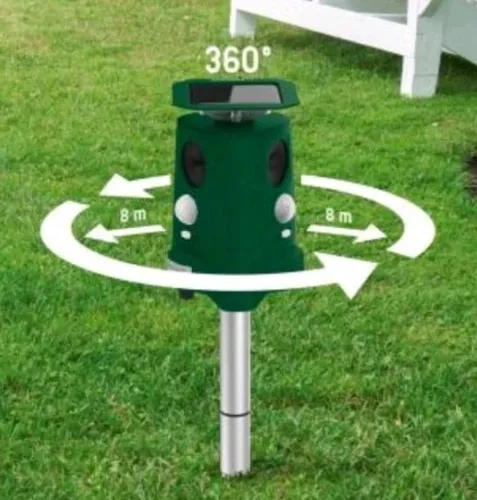 PARKSIDE® Solar-Tiervertreiber »PTUS360 1 B1«, mit 3 einstellbaren Bewegungssensoren