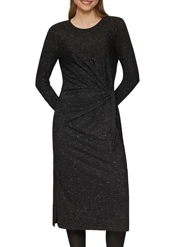 s.Oliver Glitzerndes Jersey-Kleid mit Knotendetail von s.Oliver