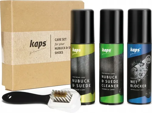 Kaps Pflegeset für Nubuk- und Wildlederschuhe