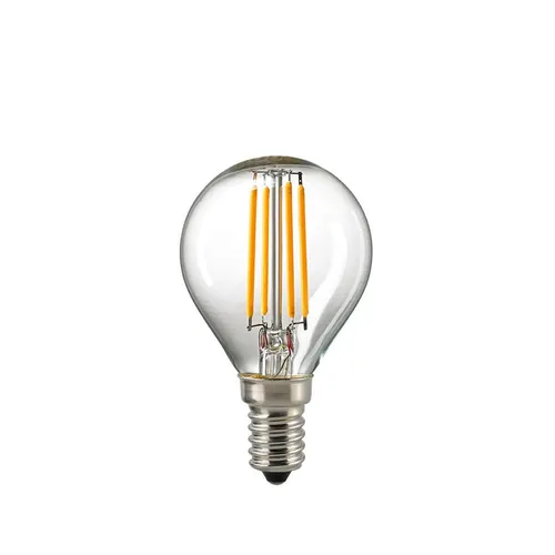 SIGOR 2,5W Kugel Filament klar E14 250lm 2700K dimmbar LED Lampe P45