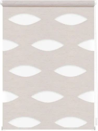 Lichtblick Duo Rollo Ellipse Klemmfix, ohne Bohren Natur, 45 cm x 150 cm (B x L)