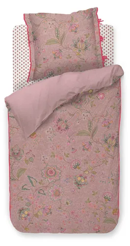 PiP Studio Perkal Bettwäsche Mumbai Morning Pink 155x220 in pink von Pip Studio