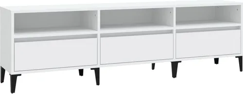 The Living Store TV-Schrank Weiß 150x30x44,5 cm