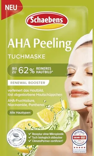 Schaebens AHA Peeling Tuchmaske