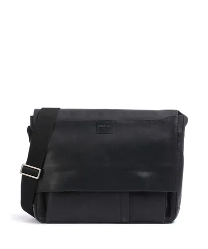 Strellson Messenger Bag - Herren Messenger Brick Lane Jeremy - Hochwertige Messenger Bag aus Leder, ideal für den urbanen Alltag und bietet viel Platz für Laptop und Essentials.