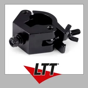 Riggatec Halbschelle - Halfcoupler breit schwarz bis 750kg MKII (48-51mm)