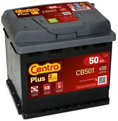 CENTRA Plus Starterbatterie 12V 50Ah 450A/EN L1 Batterie