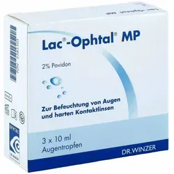 Lac Ophtal Mp Augentropfen - Zubehör für Kontaktlinsen, ideal zur Befeuchtung trockener Augen und für lange Tragezeiten von Kontaktlinsen.