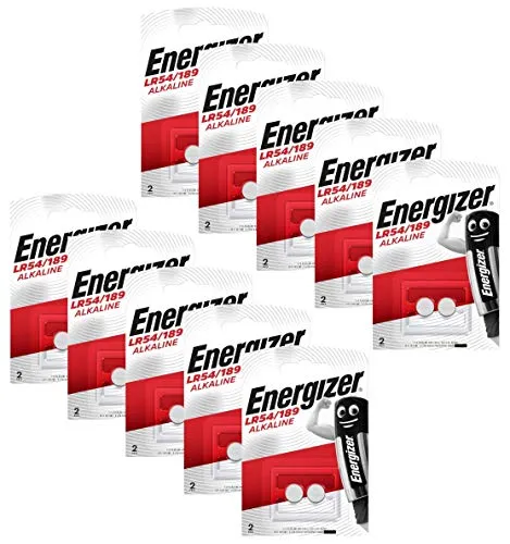 Energizer Knopfzelle LR54/189 E301536700 - 2 Stück - Zuverlässige Energizer Knopfzelle LR54/189 E301536700 im praktischen 2er-Pack. Ideal für Ihre Geräte mit dauerhaftem Energiebedarf. Hohe Leistung für den täglichen Gebrauch! Perfekt für Mehrzweckbatterien.