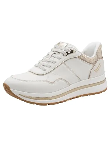 Tamaris 23766/46 White EU 42 – Modische Damensneaker - Tamaris 23766/46 White EU 42 – Lässige Low Sneaker für einen mühelosen Streetstyle. Bequemes Tragen dank herausnehmbarem Fußbett und modischem Design. Ideal für jeden Anlass!