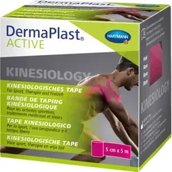 Dermaplast Active Kinesiology Tape 5 cmx5 m pink 1 St