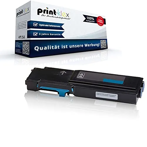 Print-Klex XXL Tonerkartusche kompatibel für Xerox WorkCentre 6605 DN WorkCentre 6605 DNM WorkCentre 6605 n WorkCentre 6605 Series 106R02229 106 R02229 Cyan Blau - Office Pro Serie