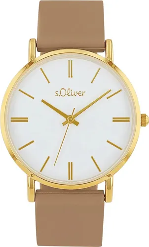 s.Oliver Damen Armbanduhr Analog mit Silikonarmband von s.Oliver