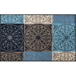 wash+dry Da Capo Fußmatte 75x120 cm - Hochwertige Fußmatte für innen und außen, waschbar bis 60 Grad, rutschfest und ideal für Allergiker. Hergestellt in Europa mit 5 Jahren Garantie.