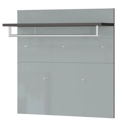 GERMANIA Garderobenpaneel Oakland grau|silberfarben in grau von Germania