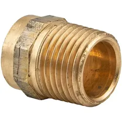 Rotguss-lötfitting Übergangsnippel 10 Mm X 1/2 Zoll Ag - Typ 4243g, Dvgw