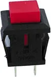 Druckknopfschalter Aus-(Ein) Rot