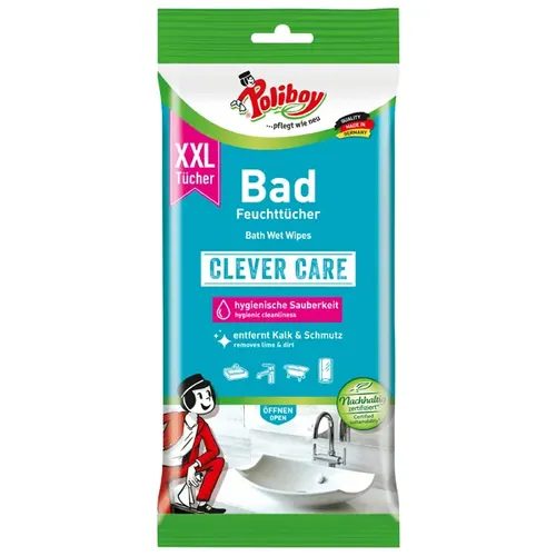 Feuchttücher Poliboy XXL Bad Feuchttücher 24 Tücher die POLIBOY Bad Feuchttücher sind ideal für alle Oberflächen 5304801