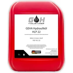 HLP 22 Hydrauliköl 5 L | ISO VG 22 | Hochleistungs-Öl für Industrie