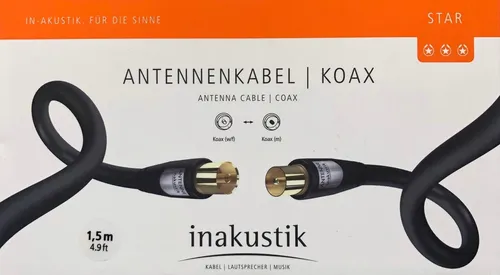 Inakustik Star Antennenkabel 90db 1,5 m, UVP 15 €