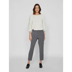 Vila VIVARONE HW Slim Pant - NOOS - Damen-Hosen mit Gürtelschlaufen und elastischem Hosenbund für eine schlanke Passform und hohen Tragekomfort.