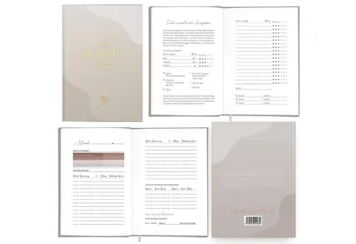 LEAF & GOLD Jahresplaner Budget Planner für deine Finanzen