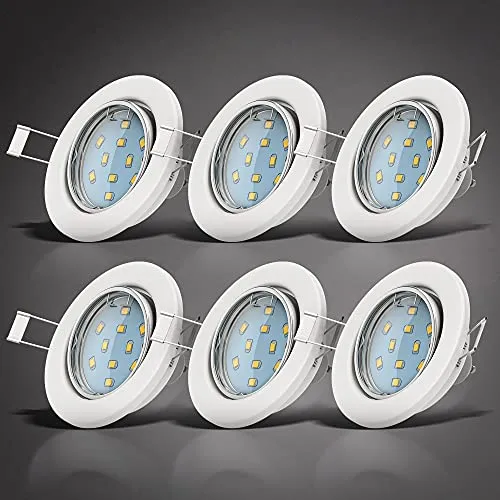 B.K.Licht 6er Set LED Einbaustrahler von B.K.Licht