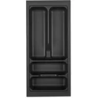 SOTECH Orga-Box I Besteckeinsatz Höhe 55 mm Lavagrau 300 mm Für Blum Tandembox und ModernBox