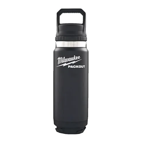 Milwaukee Packout 4932493468 Trinkflasche, 1065 ml, Schwarz