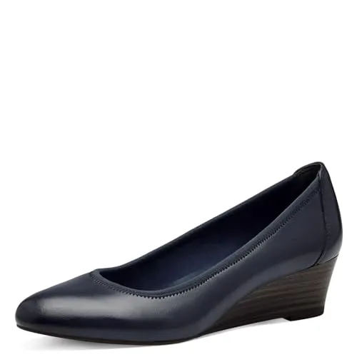Tamaris Pumps Damen Keilabsatz blau,EU 35