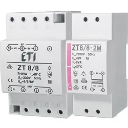 Klingeltransformator ZT8/8-2M 1A, 8V