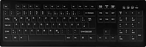 CHERRY ACTIVE KEY MTA AK-C8100 Tastatur - Hochwertige corded Tastatur im DE-Layout, ideal für komfortables Tippen und langlebige Nutzung.