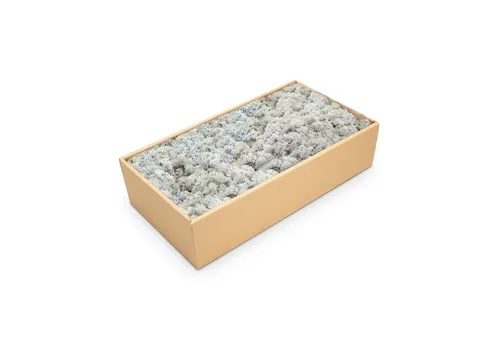 NaDeco Bastelnaturmaterial Islandmoos Eisblau 500g