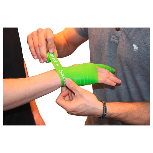 Flossband Level 1, 2m x 2,5 cm, leicht, grün von Sanctband