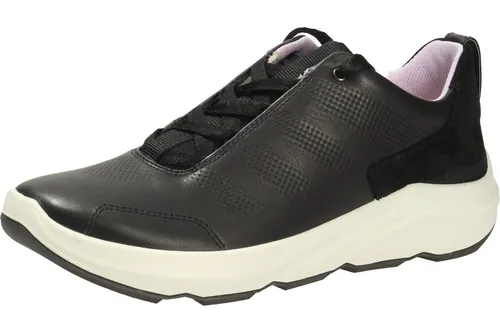 Legero Damen Bliss Sneaker - Bequeme schwarze Leder-Sneaker - Damen-Sneaker aus superweichem Leder mit herausnehmbarer Einlegesohle und atmungsaktivem Textilfutter für ein hervorragendes Fußklima und optimalen Komfort.