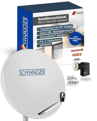 Schwaiger 714500 SAT-Antenne 75 cm von Schwaiger