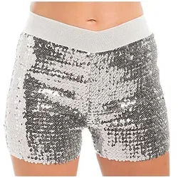 Pailletten-Hotpants, silber in silber von buttinette