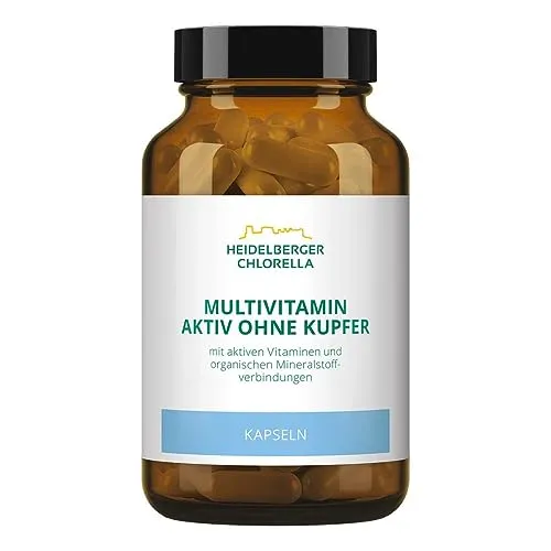 Multivitamin Aktiv ohne Kupfer 120 ST - Nahrungsergänzungsmittel für eine optimale Vitamin- und Mineralstoffversorgung, 100% kupferfrei und ideal für Vegetarier. Unterstützt Ihr Wohlbefinden mit einer täglichen Kapsel.