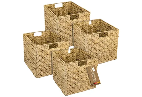 HMF Regalkorb aus Wasserhyazinthe in beige von HMF