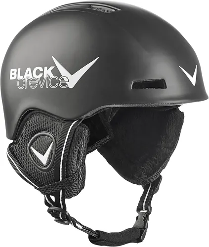 SKIHELM BLACK CREVICE GRÖSSE XS 52-54 CM