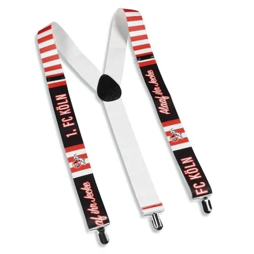 1. FC Köln Hosenträger Alaaf ihr Jecke in rot von King of Trade