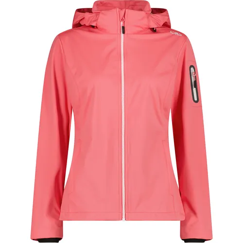 CMP Woman Jacket Zip Hood Coral (B614) - Damenjacke für Outdoor-Aktivitäten - Die CMP Woman Jacket Zip Hood ist die perfekte Damenjacke für Abenteuer in der Natur und im Alltag. Leicht, winddicht und wasserfest mit verstellbarer Kapuze – ideal für jedes Wetter!