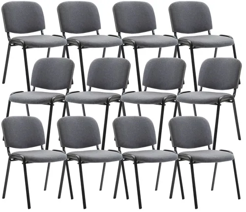 CLP 12er Set Besucherstuhl Ken Stoff