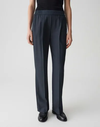 OPUS PANTS Stoffhose MACIE VIBE mit Komfortbund Wide Leg, Long, Bügelfalten